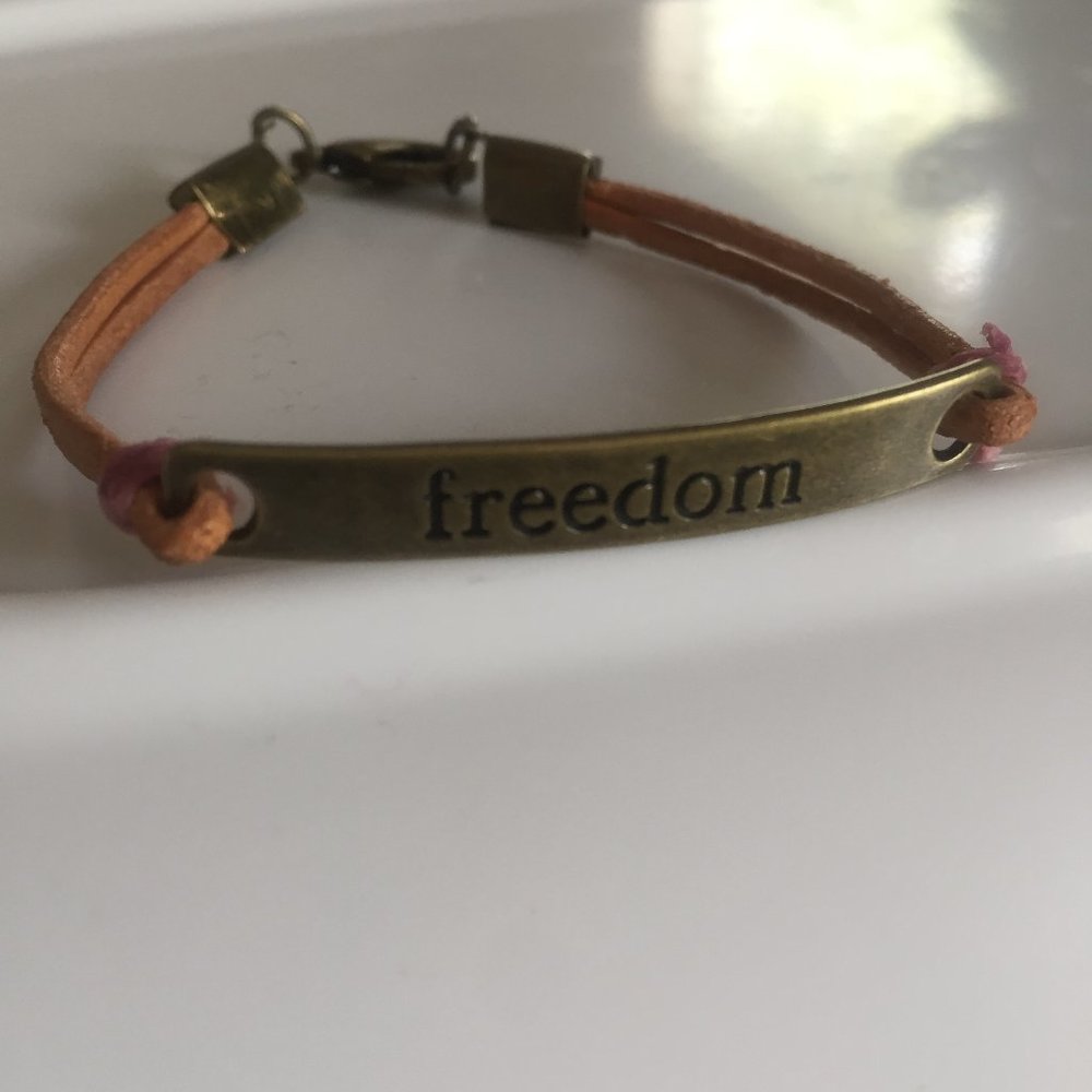 Freedom Leather Bracelet